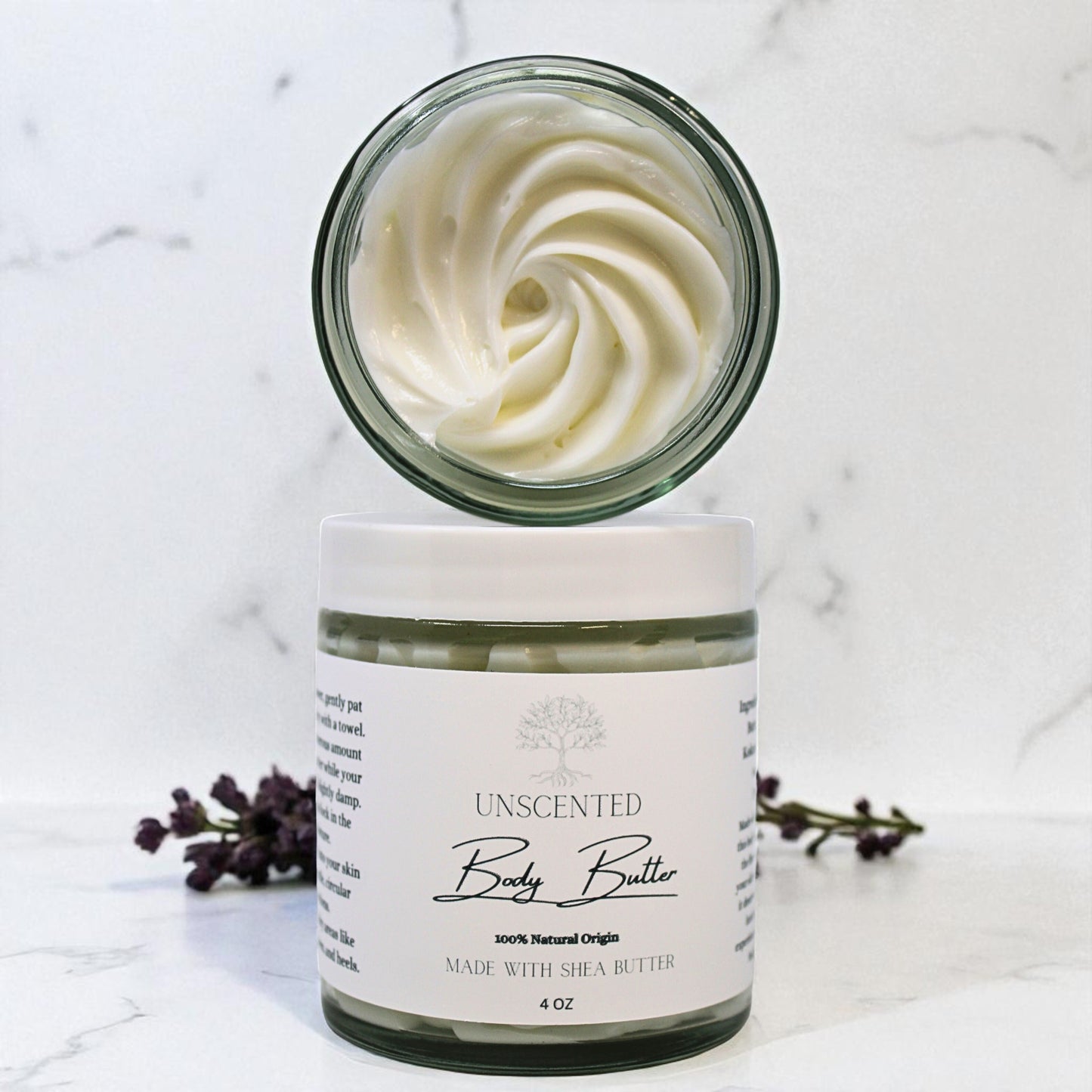 Unscented Body Butter| Scent Free Body Butter 4 oz / 2 oz