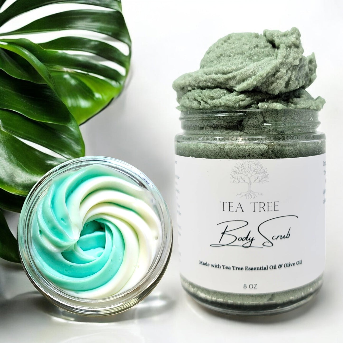 BUNDLE! Tea Tree Essential Oil Body Scrub & Body Butter