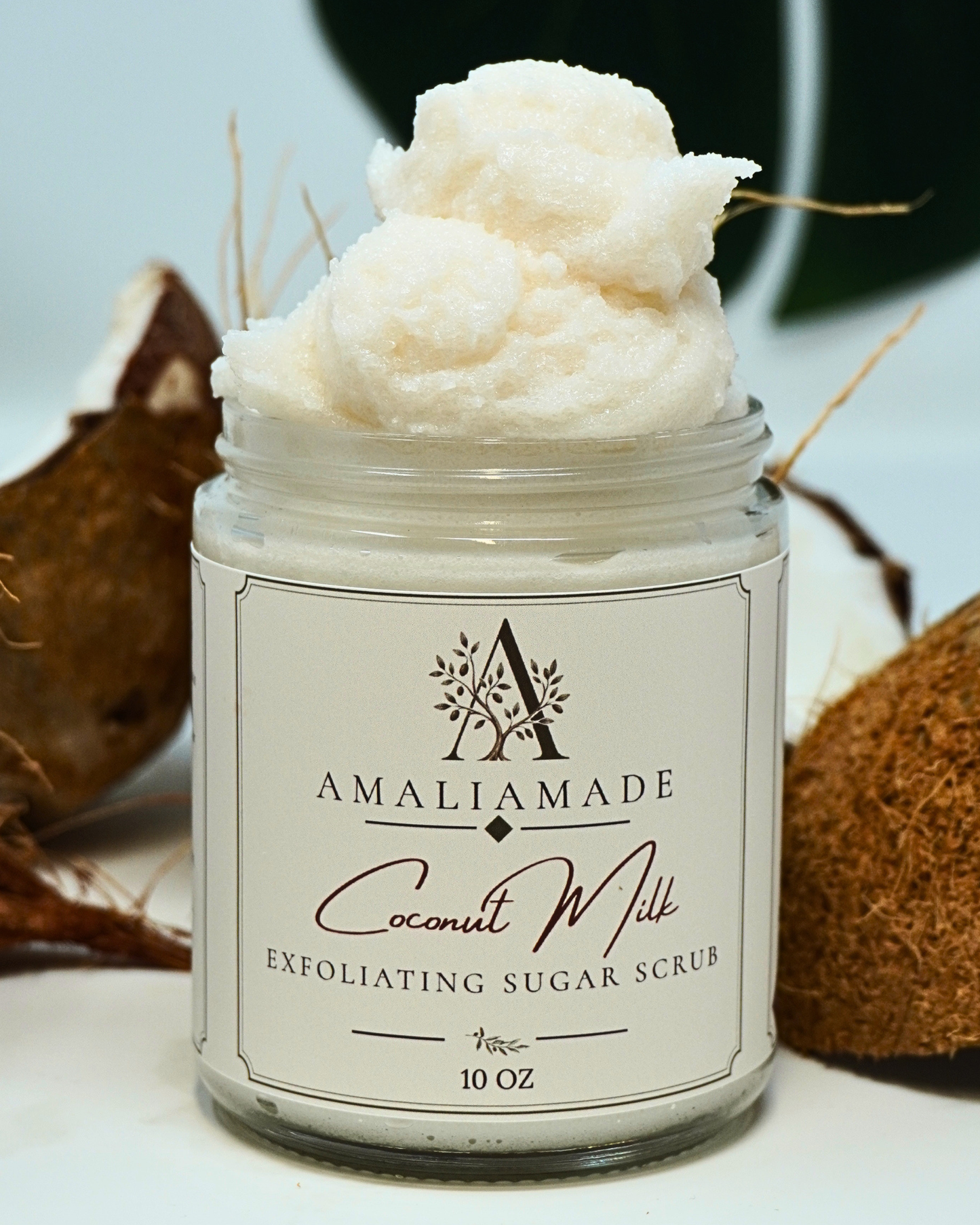 Coconut Milk Sugar Scrub - 10 Oz