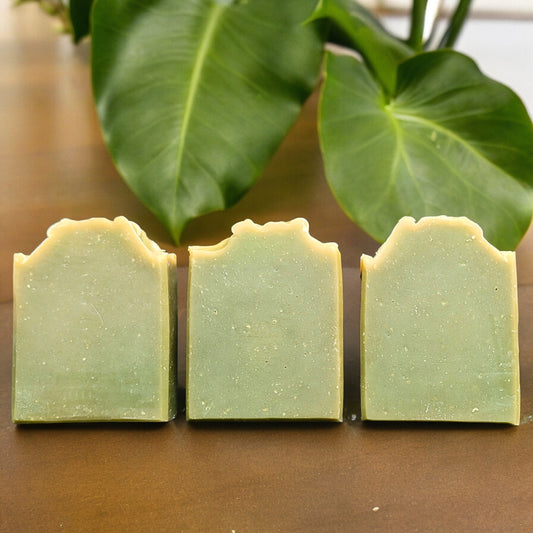 Tea Tree Essential Oil, three Bar Soaps