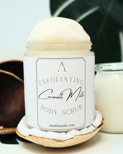 Coconut Milk Sugar Scrub - 10 Oz