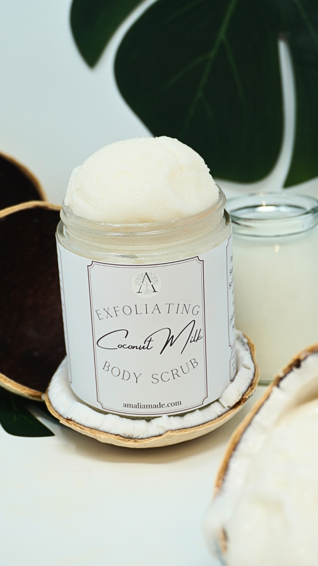 Coconut Milk Sugar Scrub - 10 Oz