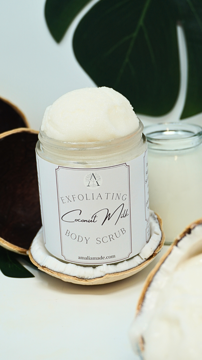 Coconut Milk Sugar Scrub - 10 Oz