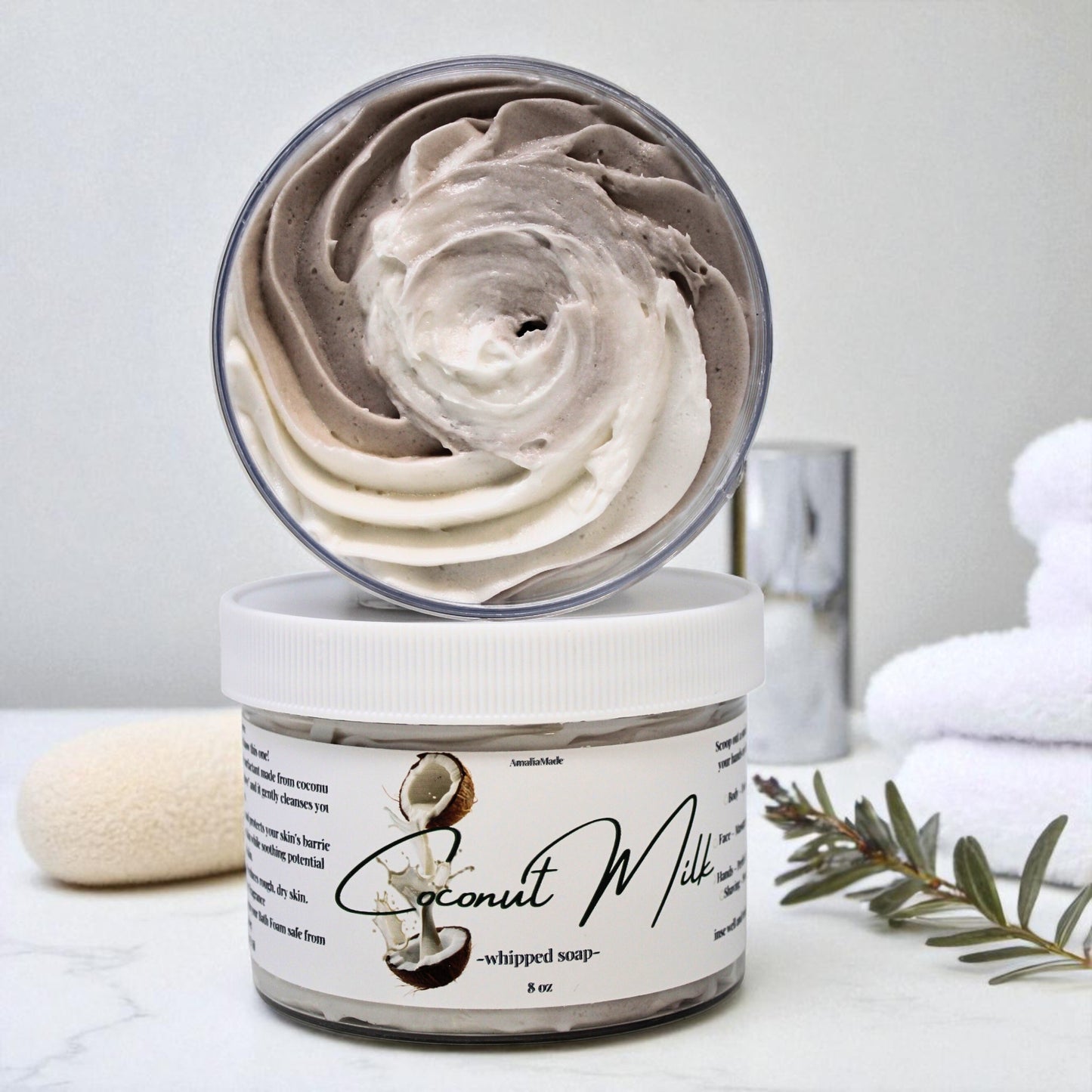 Coconut Milk Whipped Soap