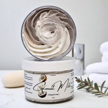 Coconut Milk Whipped Soap