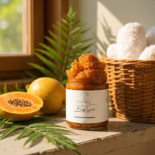 Papaya Body Scrub - 8 OZ