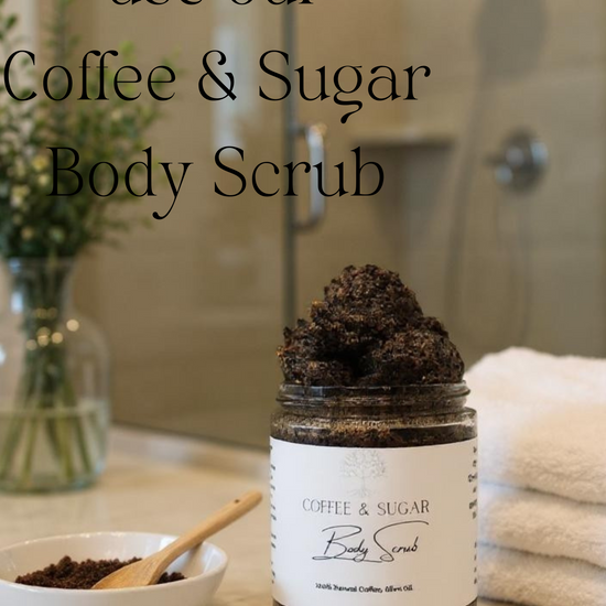 Short video explaining how to use coffee sugar scrub. The scrub is applied on the skin, the model in exfoliating her skin rubbing the coffee sugar scrub into her skin, creating a very creamy lather. then she rinses the body scrub off her skin leaving her skin clean, soft and glowy
