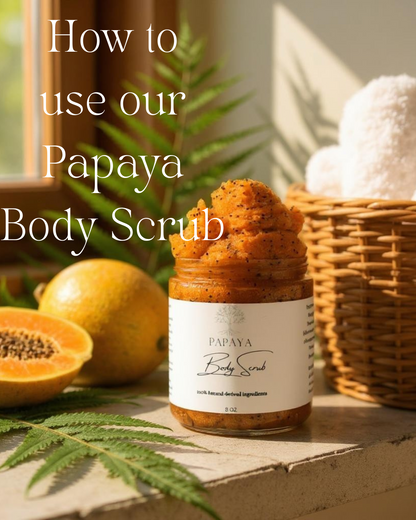 Papaya Body Scrub - 8 OZ